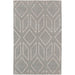 Hand-Tufted Jaclyn Geometric Pattern Viscose Area Rug