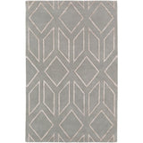 Hand-Tufted Jaclyn Geometric Pattern Viscose Area Rug
