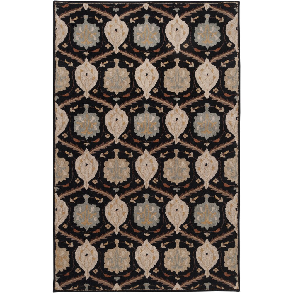 Hand-Tufted Kathy Wool Floral Area Rug - 7'6" x 9'6"