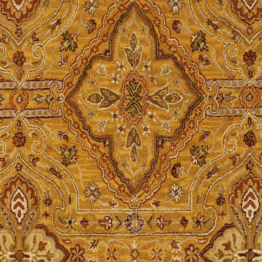 Hand-Tufted Leithen Traditional Wool Area Rug