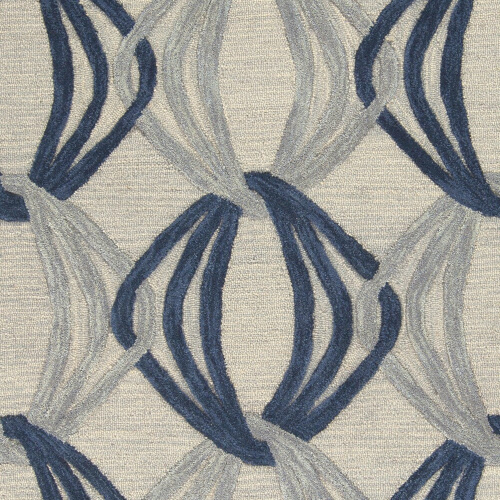 Hand-Tufted Mydland Contemporary New Zealand Wool Area Rug