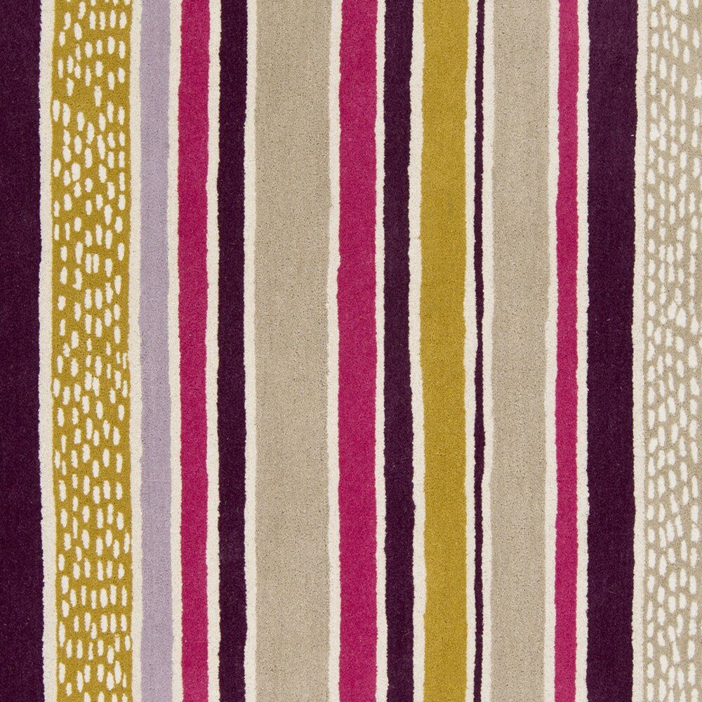 Hand-Tufted Nathan Stripe Wool Area Rug