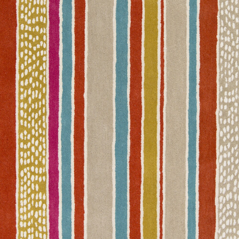Hand-Tufted Nathan Stripe Wool Area Rug