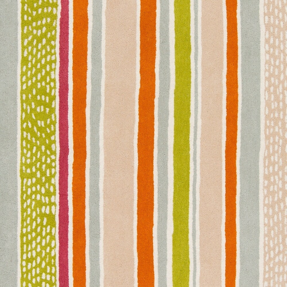 Hand-Tufted Nathan Stripe Wool Area Rug