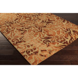 Hand-Tufted Newlyn Damask Pattern Wool Area Rug - 3'3" x 5'3"