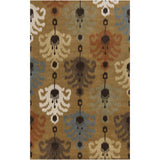 Hand-Tufted Ordie Ikat Pattern Wool Area Rug