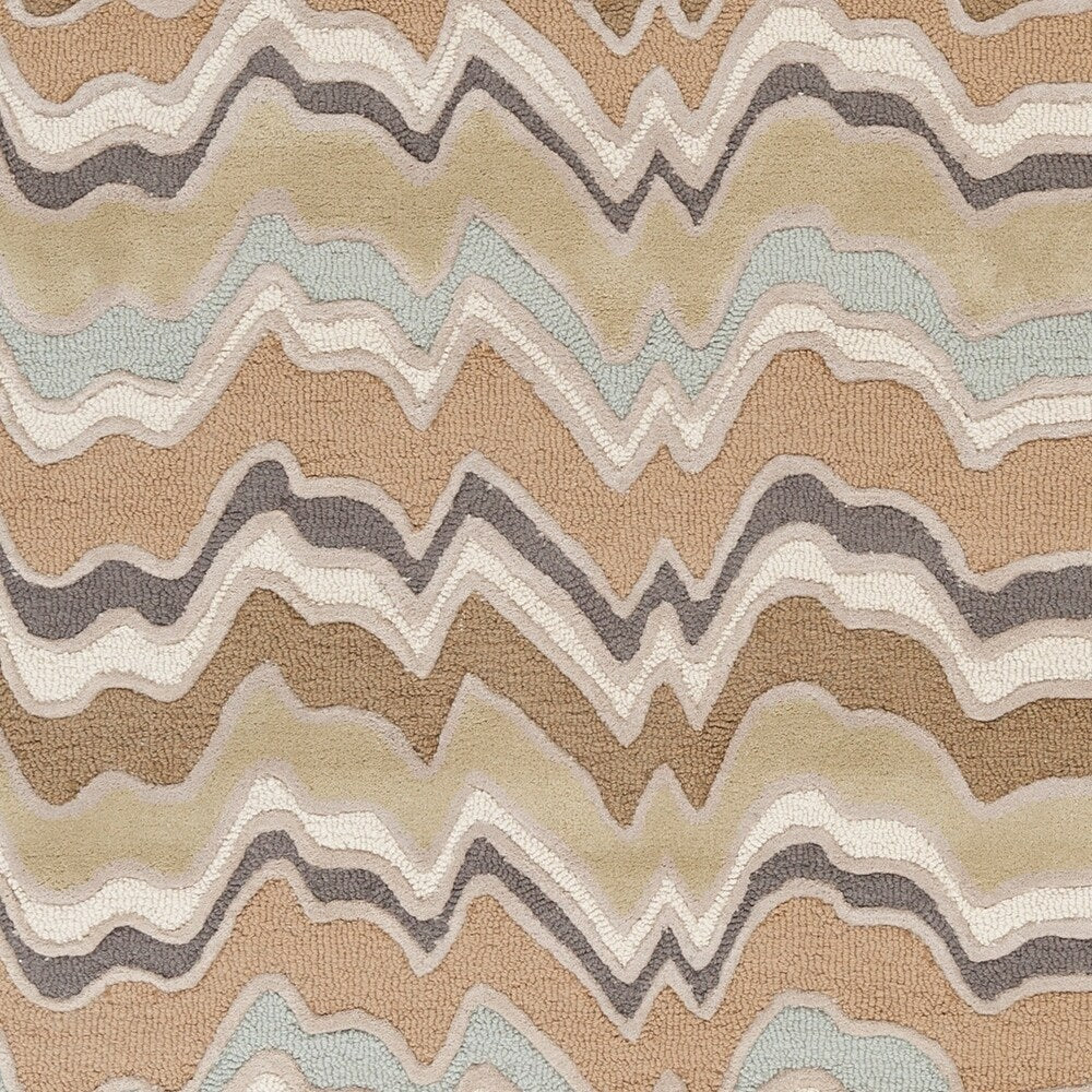 Hand-Tufted Peyton Stripe Pattern Area Rug - 3'3" x 5'3"