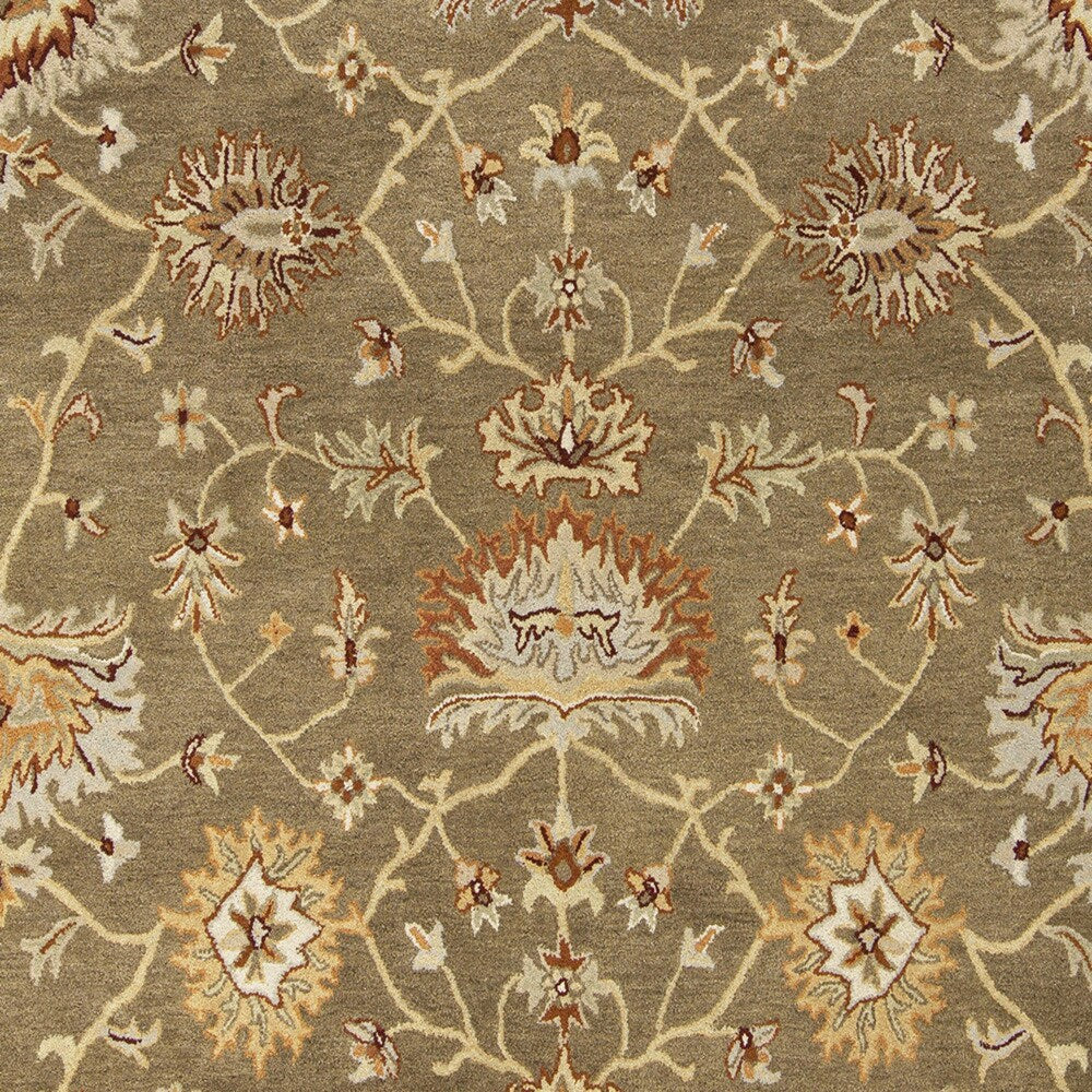 Hand-Tufted Rebecca Floral Wool Area Rug - 8' x 10'