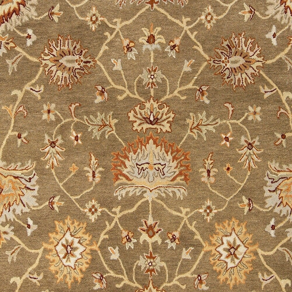 Hand-Tufted Rebecca Floral Wool Area Rug - 8' x 10'