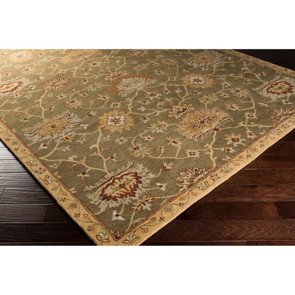 Hand-Tufted Rebecca Floral Wool Area Rug - 8' x 10'