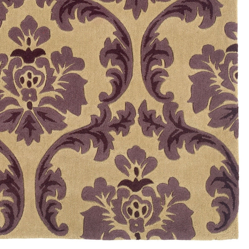 Hand Tufted Rich Damask Rug Collection