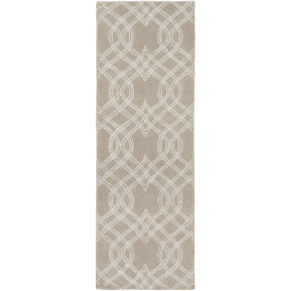 Hand-Tufted Sandown Geometric Indoor Area Rug - 2'6" x 7'6" Runner
