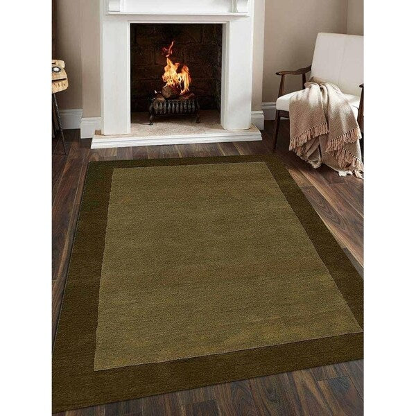 Hand Tufted Solid Area Rug - 5' x 8'