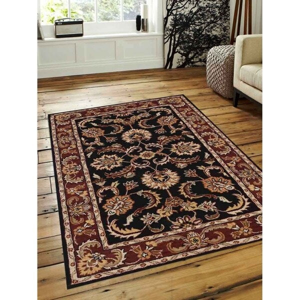 Hand Tufted Traditional Oriental Living Room Carpet Indian Area Rug