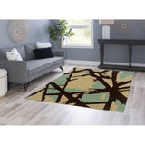 Hand-Tufted Trio Fracture Rug Collection