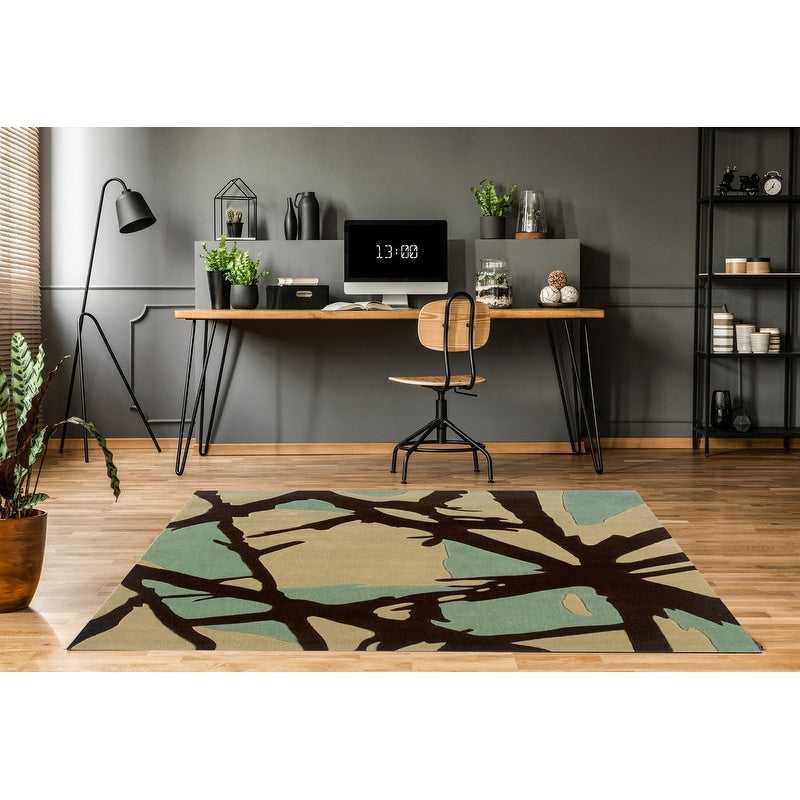Hand-Tufted Trio Fracture Rug Collection