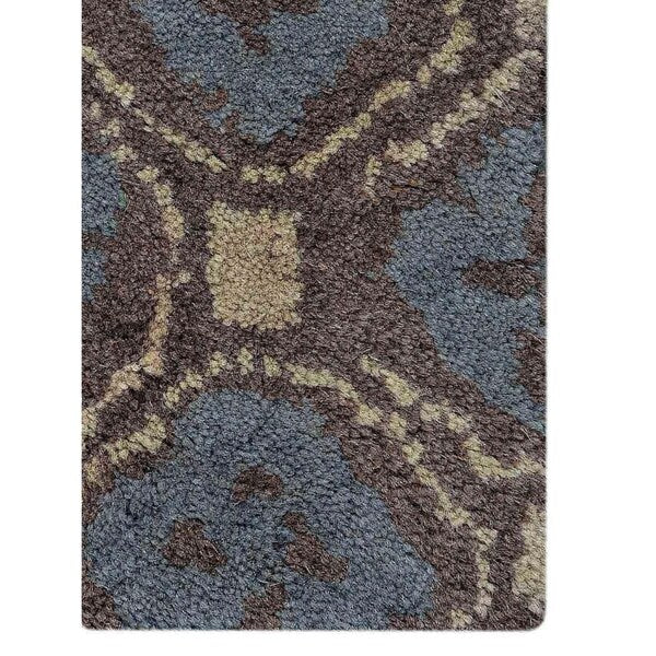 Hand Tufted Wool Round Floral Multicolor