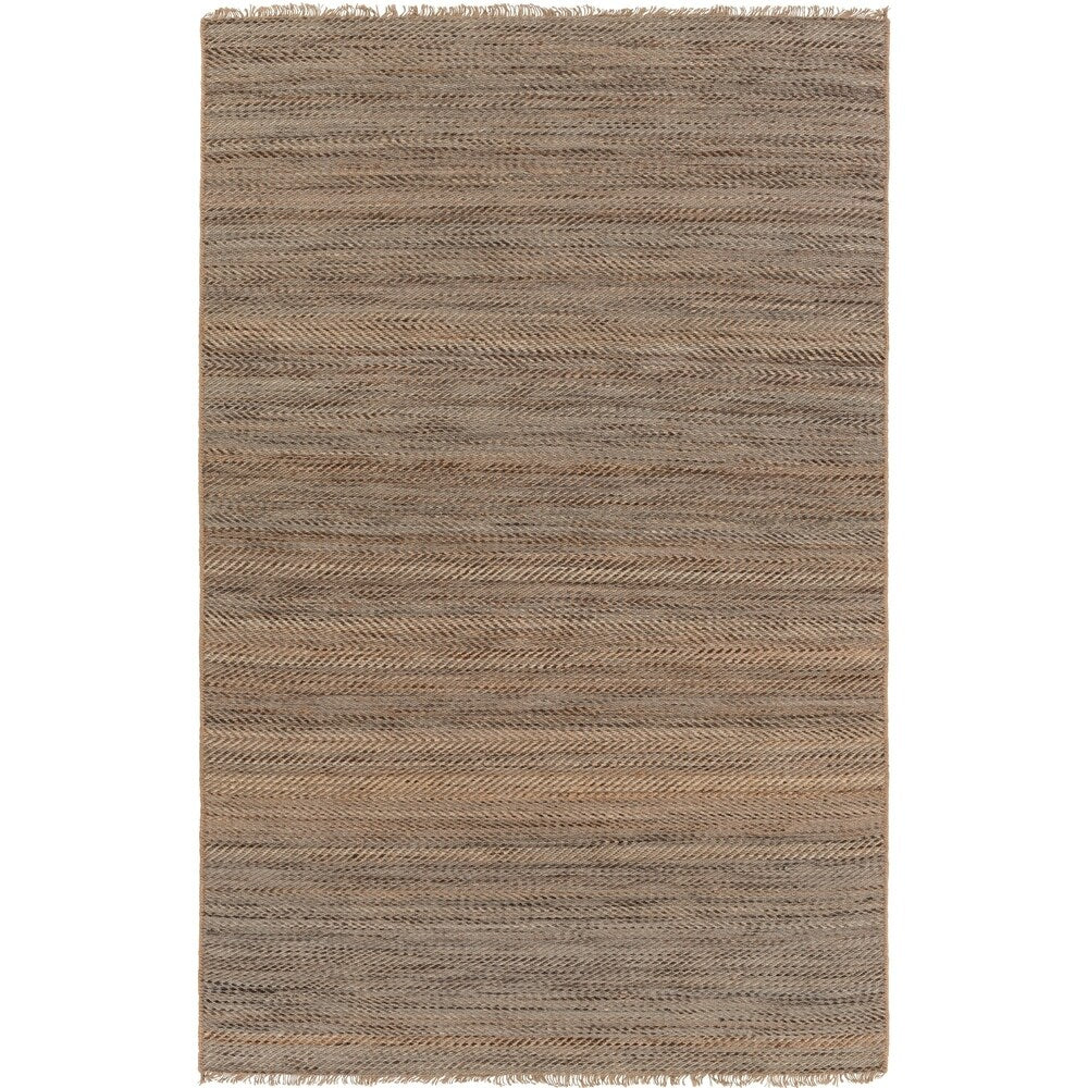 Hand-Woven Aileen Stripe Jute Area Rug