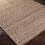 Hand-Woven Aileen Stripe Jute Area Rug