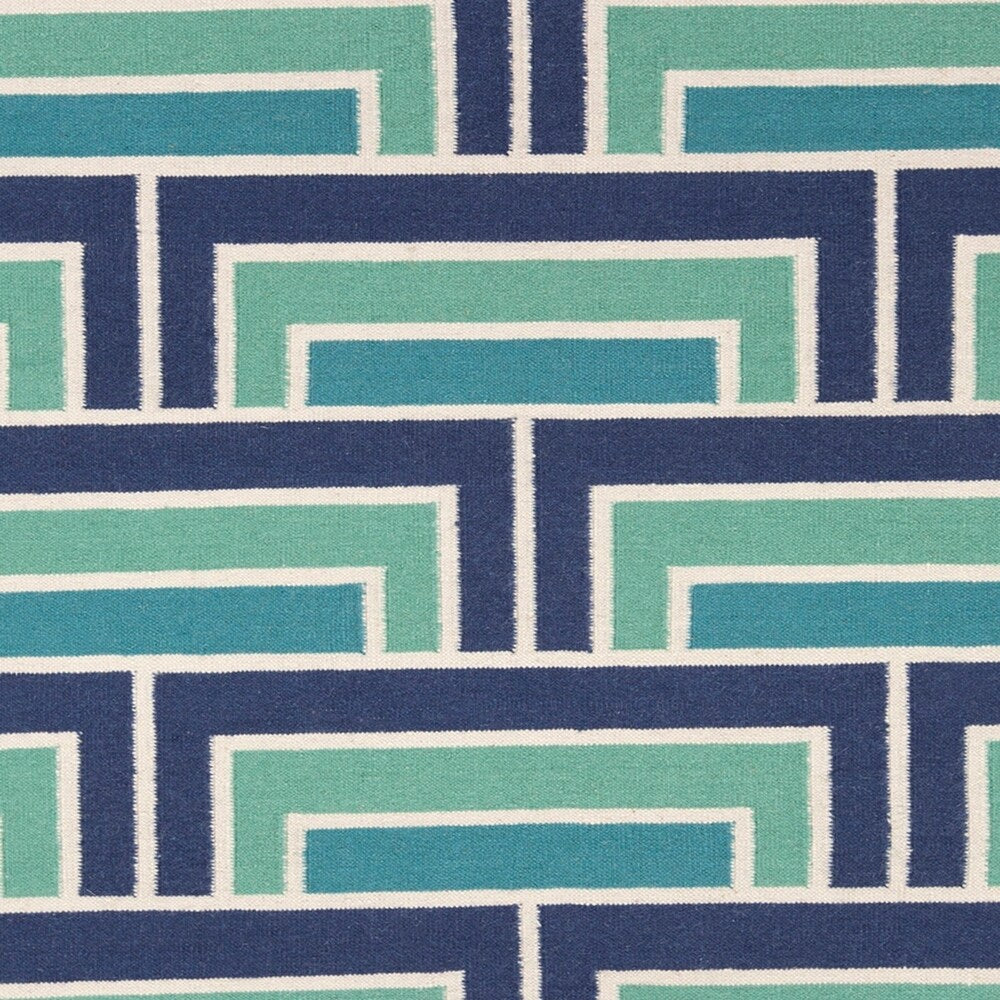 Hand-Woven Alexia Geometric Wool Area Rug