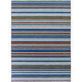 Hand-Woven Darryl Stripe Wool Area Rug