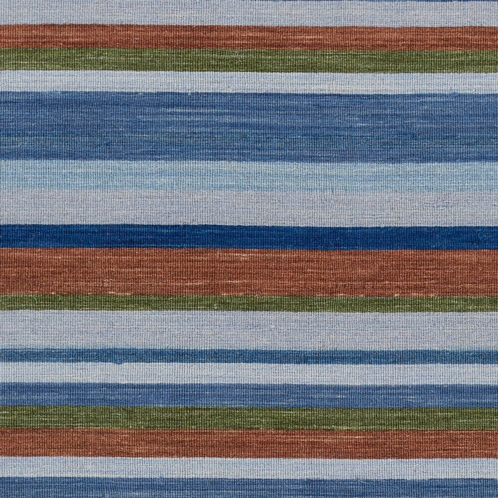Hand-Woven Darryl Stripe Wool Area Rug