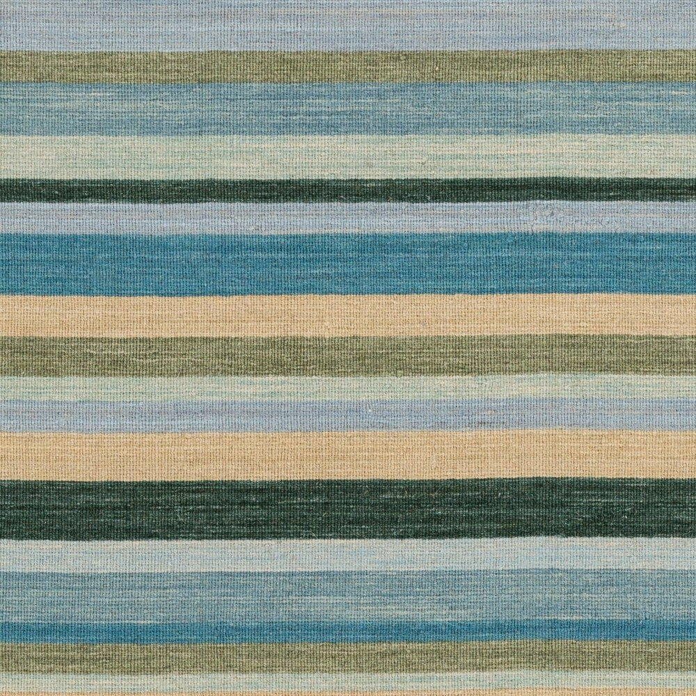 Hand-Woven Darryl Stripe Wool Area Rug