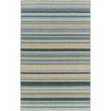 Hand-Woven Darryl Stripe Wool Area Rug