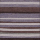 Hand-Woven Darryl Stripe Wool Area Rug