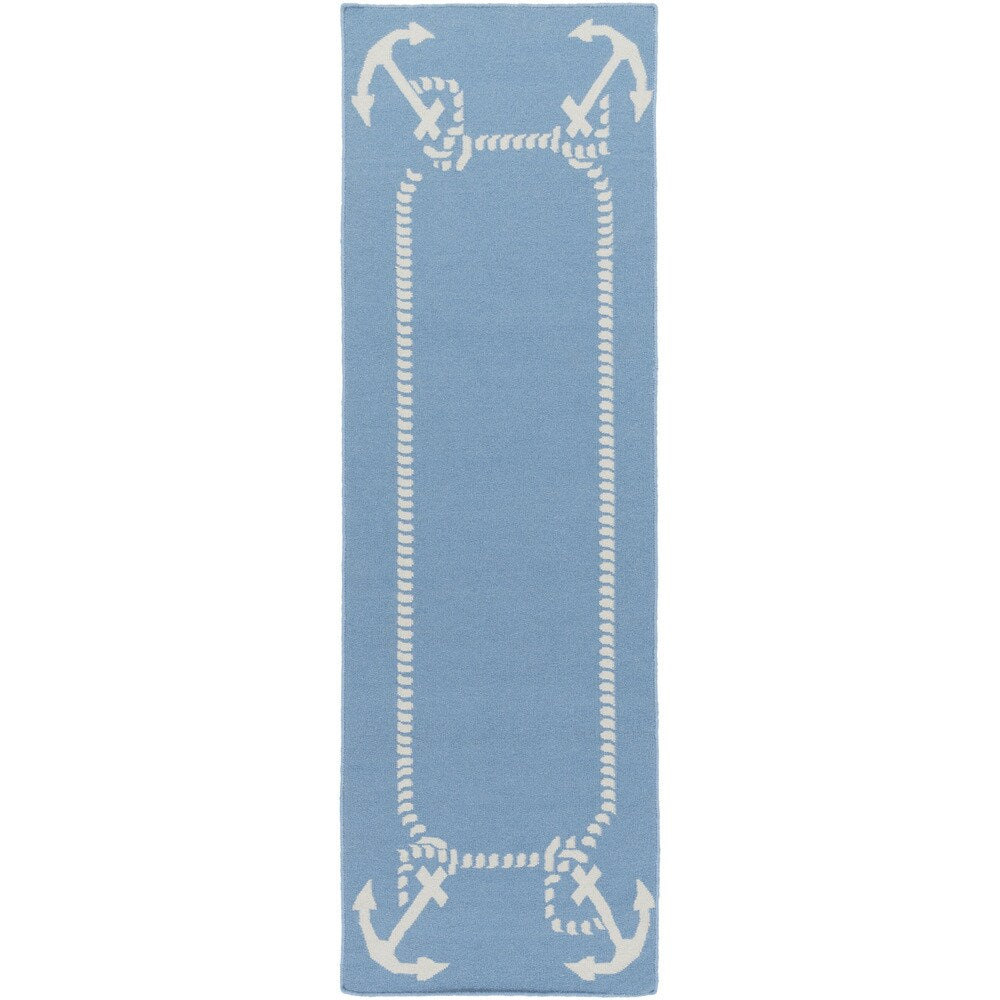 Hand-Woven Estelle Coastal Wool Area Rug