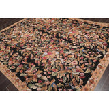 Hand Woven French Aubusson Wool Needlepoint Area Rug (8'x10') - 8' x 10'
