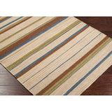 Hand Woven Frontier Wool Area Rug - 5' x 8'