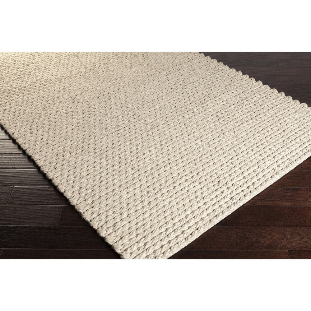 Hand-Woven Gerard Country Felted Wool Area Rug