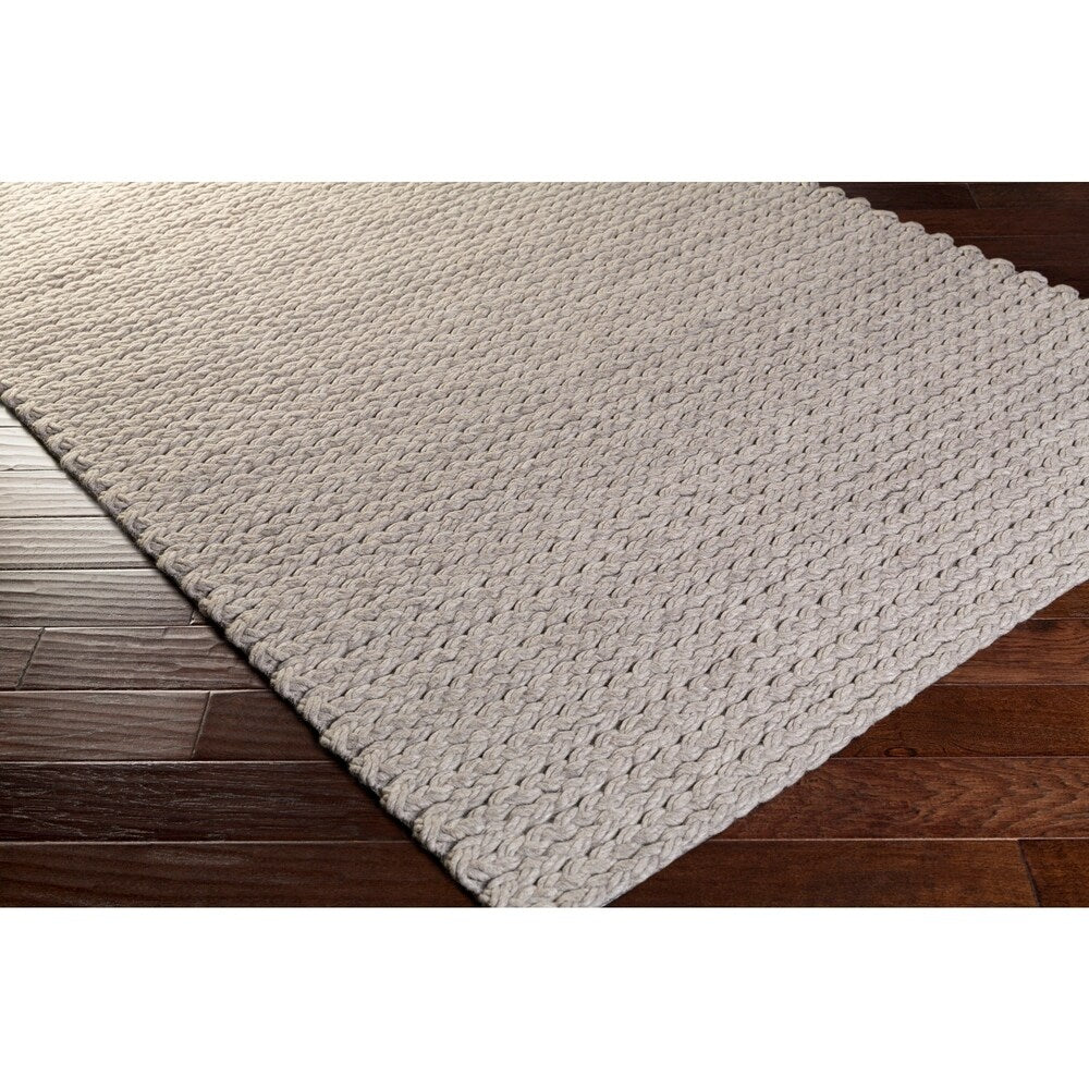 Hand-Woven Gerard Country Felted Wool Area Rug
