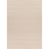 Hand-Woven Leyburn Stripe Indoor Wool Area Rug