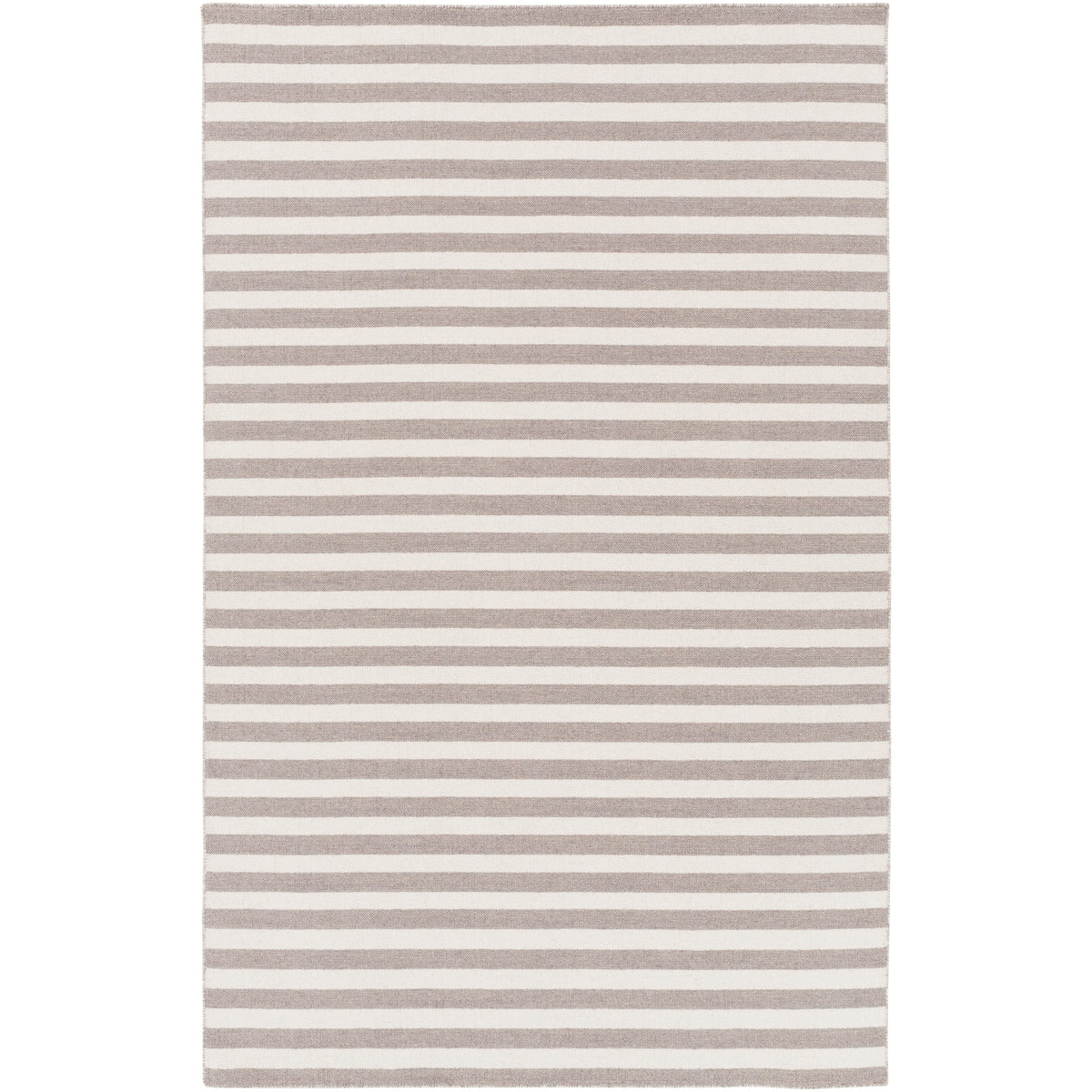 Hand-Woven Leyburn Stripe Indoor Wool Area Rug