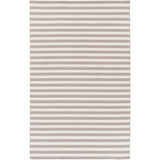 Hand-Woven Leyburn Stripe Indoor Wool Area Rug