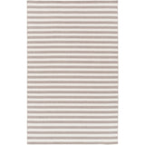 Hand-Woven Leyburn Stripe Indoor Wool Area Rug