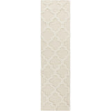 Hand-Woven Marilyn Lattice Pattern Wool Area Rug