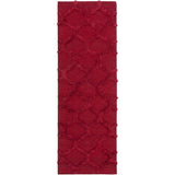 Hand-Woven Marilyn Lattice Pattern Wool Area Rug