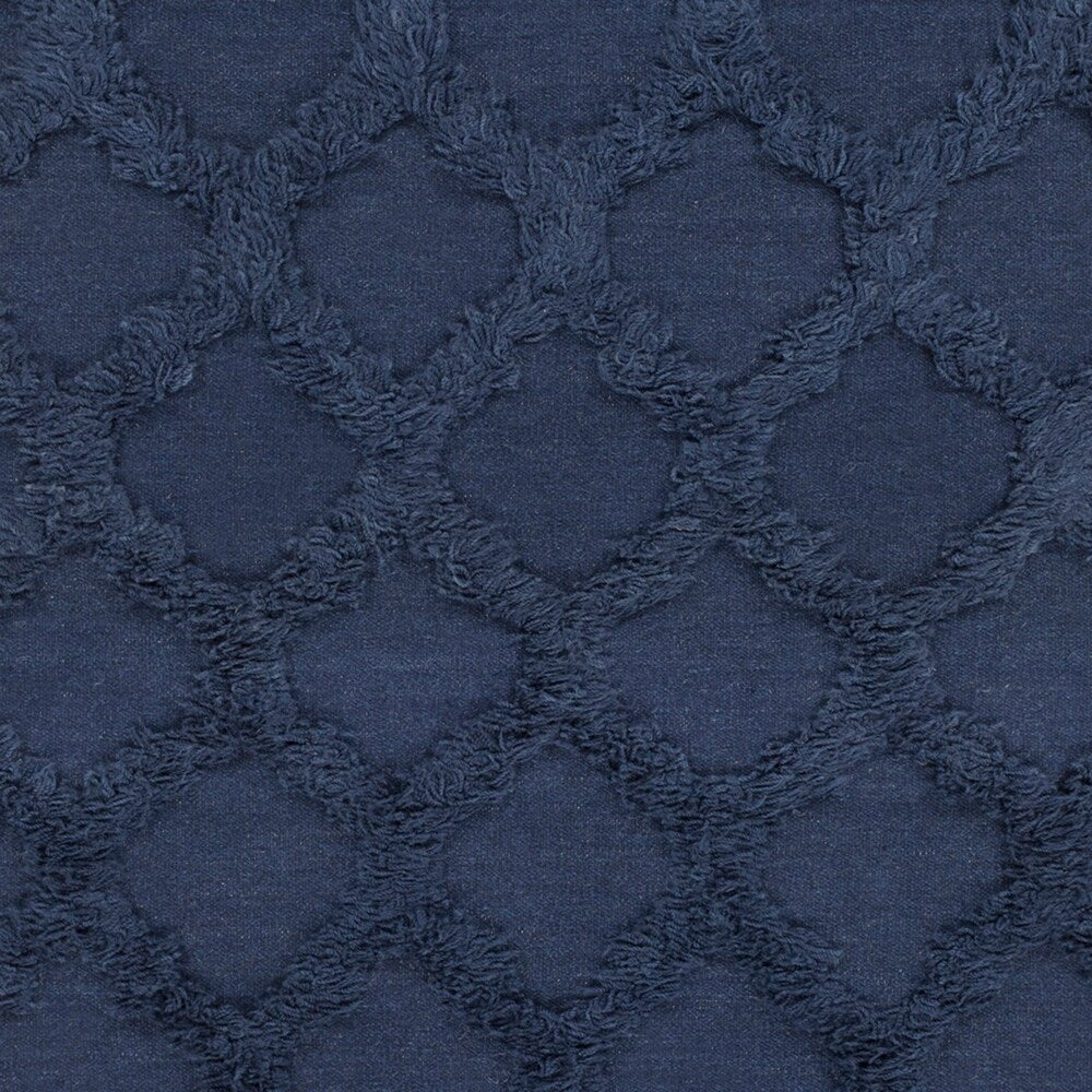 Hand-Woven Marilyn Lattice Pattern Wool Area Rug