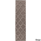 Hand-Woven Marilyn Lattice Pattern Wool Area Rug