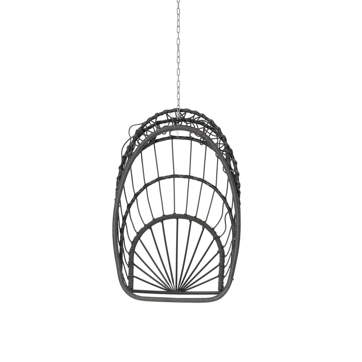 Hand Woven Rattan Swing Chair Hang Chair, Beige Egg Chair