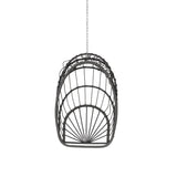 Hand Woven Rattan Swing Chair Hang Chair, Beige Egg Chair