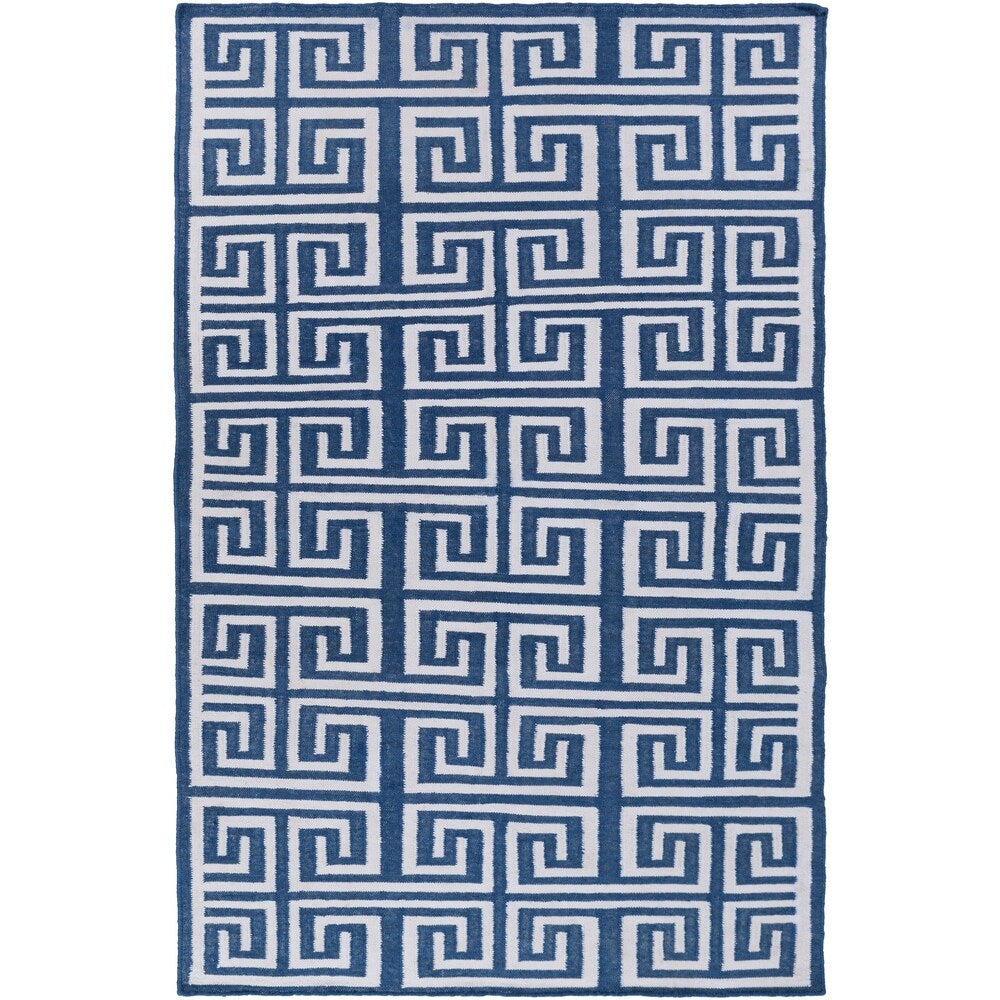 Hand-Woven Solomon Geometric PET Area Rug