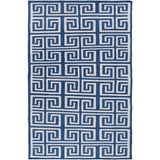 Hand-Woven Solomon Geometric PET Area Rug