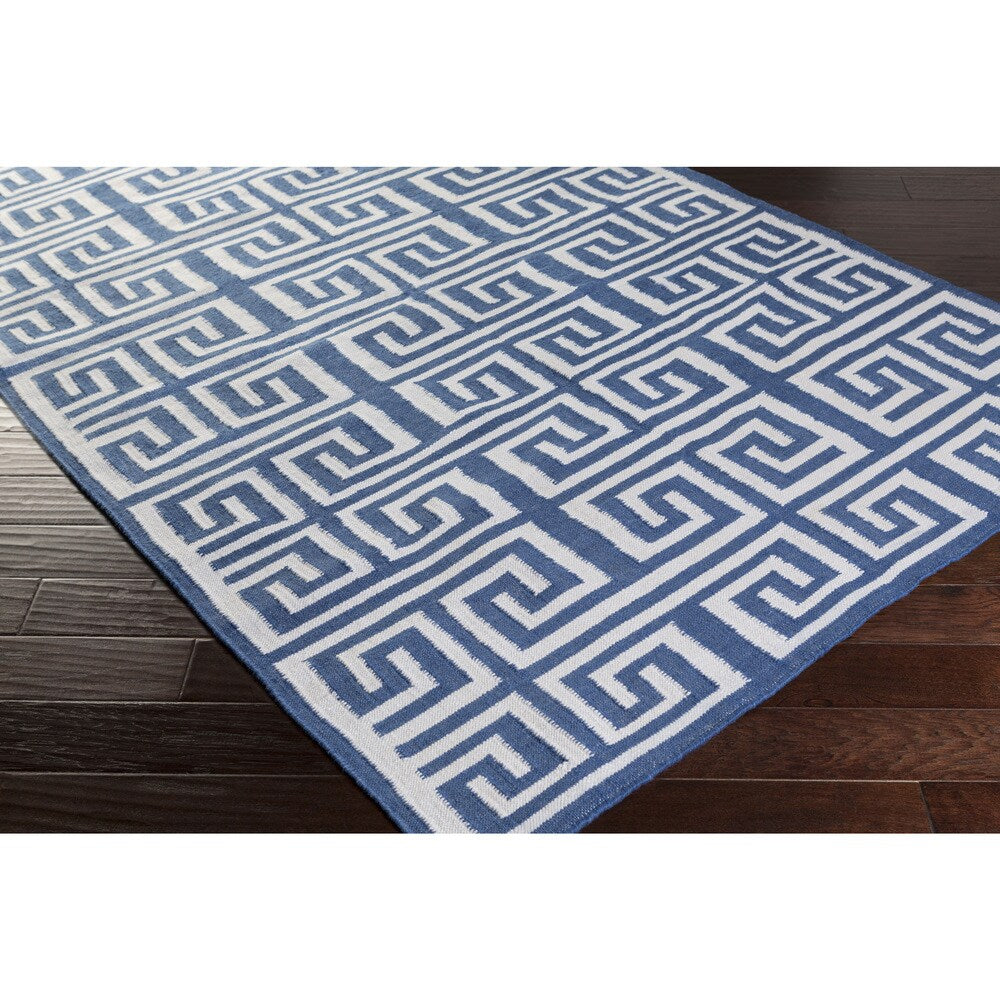 Hand-Woven Solomon Geometric PET Area Rug