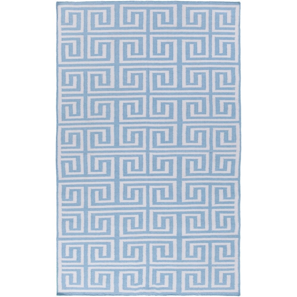 Hand-Woven Solomon Geometric PET Area Rug
