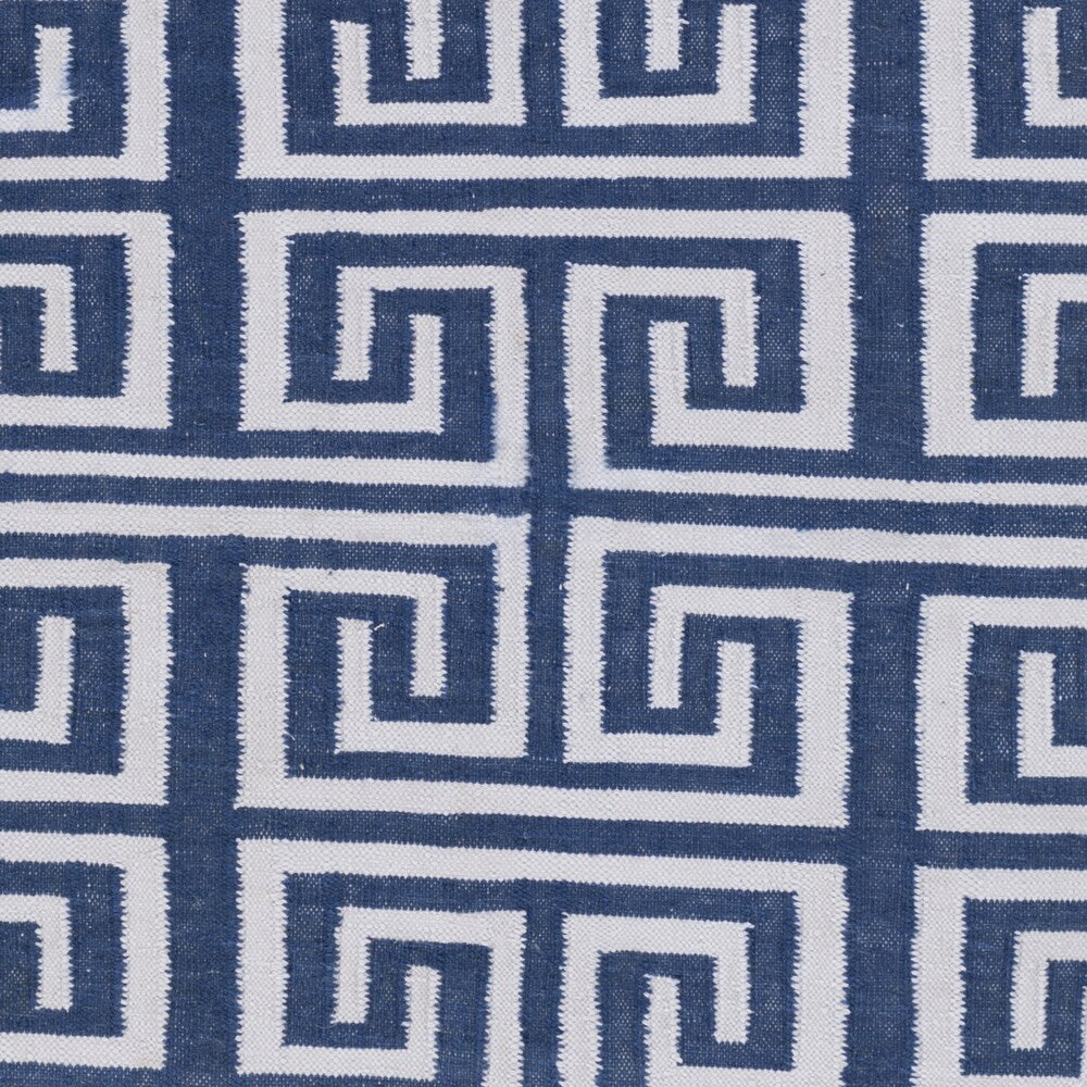Hand-Woven Solomon Geometric PET Area Rug