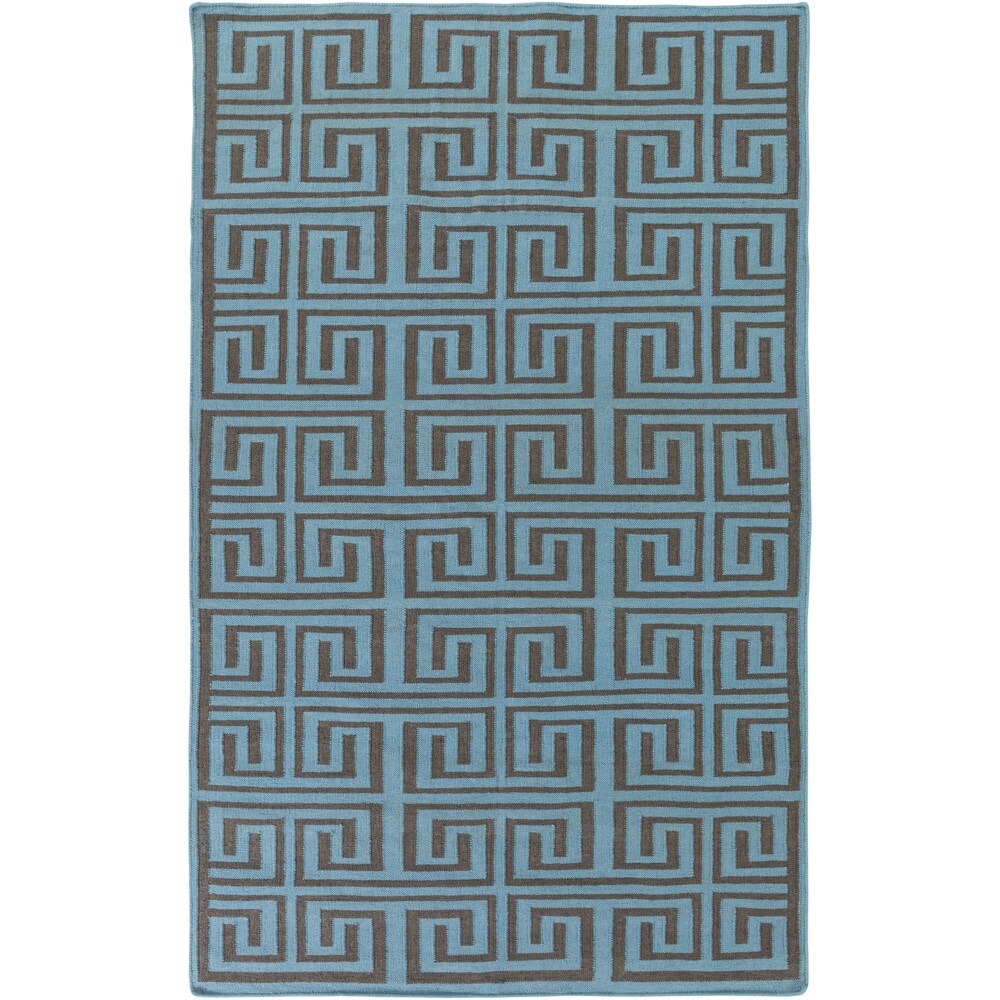 Hand-Woven Solomon Geometric PET Area Rug